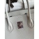 Hermes Birkin 35 Retourne Handmade Bag in Pearl Grey Epsom Calfskin