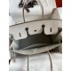 Hermes Birkin 35 Retourne Handmade Bag in Pearl Grey Epsom Calfskin