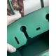 Hermes Birkin 30 Retourne Handmade Bag In Malachite Epsom Calfskin