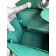 Hermes Birkin 30 Retourne Handmade Bag In Malachite Epsom Calfskin