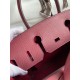 Hermes Birkin 30 Retourne Handmade Bag In Ruby Epsom Calfskin