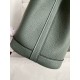 Hermes Garden Party 30 Handmade Bag in Vert Amande Clemence Leather