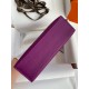 Hermes Kelly Pochette Handmade Bag In Anemone Swift Calfskin