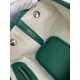 Hermes Garden Party 30 Handmade Bag in Malachite Clemence Leather