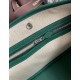 Hermes Garden Party 30 Handmade Bag in Malachite Clemence Leather