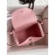 Hermes Lindy 26 Handmade Bag In Rose Sakura Clemence Leather