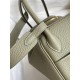 Hermes Lindy 26 Handmade Bag In Sauge Clemence Leather