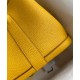 Hermes Garden Party 30 Handmade Bag in Jaune Ambre Clemence Leather