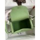 Hermes Lindy 26 Handmade Bag In Vert Cypres Clemence Leather