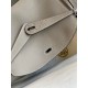 Hermes Lindy 26 Handmade Bag In Gris Asphalt Evercolor Leather