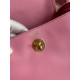 Hermes Lindy 26 Handmade Bag In Rose Confetti Swift Calfskin