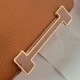 Hermes Geta Handmade Bag In Caramel Chevre Mysore Leather