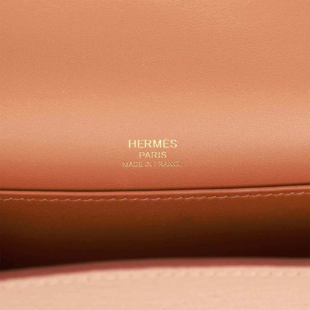 Hermes Geta Handmade Bag In Quebracho Chevre Mysore Leather