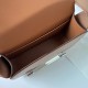 Hermes Geta Handmade Bag In Quebracho Chevre Mysore Leather