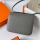 Hermes Constance 18 Handmade Bag In Gris Meyer Epsom Calfskin