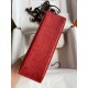 Hermes Kelly Pochette Handmade Bag In Red Ostrich Leather