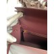 Hermes Kelly Sellier 35 Handmade Bag In Bordeaux Box Calfskin