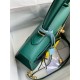 Hermes Kelly Sellier 35 Handmade Bag In Malachite Epsom Calfskin