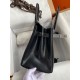 Hermes Birkin 30 Retourne Handmade Bag In Black Box Calfskin