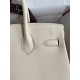 Hermes Birkin 30 Retourne Handmade Bag In Nata Swift Leather