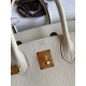 Hermes Birkin 30 Retourne Handmade Bag In Nata Clemence Leather