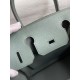 Hermes Birkin 30 Retourne Handmade Bag In Vert Amande Clemence Leather