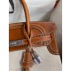 Hermes Ghillies Birkin 30cm Limited-edition Bag In Toile & Gold Swift Leather