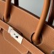 Hermes HAC Birkin 40 Handmade Bag in Gold Clemence Leather