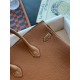 Hermes Birkin 25 Retourne Handmade Bag in Gold Togo Leather