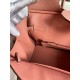 Hermes Birkin 30 Retourne Handmade Bag In Terre Cuite Ostrich Leather