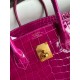 Hermes Birkin 35 Retourne Handmade Bag In Etain Epsom Calfskin