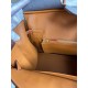 Hermes HSS Birkin 35 Bicolor Bag in Gris Agate and Gold Ostrich Leather