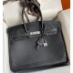 Hermes Ghillies Birkin 35cm Limited-edition Bag In Black Calfskin