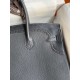 Hermes Ghillies Birkin 35cm Limited-edition Bag In Black Calfskin