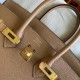 Hermes Birkin 25 Sellier Handmade Bag In Chai Epsom Calfskin