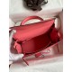 Hermes Kelly Retourne 25 Handmade Bag In Rose d'Ete Swift Calfskin