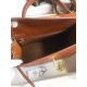 Hermes Kelly Sellier 28 Handmade Bag In Gold Barenia Calfskin