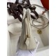 Hermes Bolide 1923 Mini Handmade Bag In Pearl Grey Chevre Mysore Leather