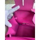 Hermes Birkin 35 Retourne Handmade Bag in Rose Magnolia Epsom Calfskin