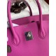 Hermes Birkin 35 Retourne Handmade Bag in Rose Magnolia Epsom Calfskin