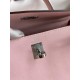 Hermes Kelly Retourne 25 Handmade Bag In Rose Sakura Swift Calfskin