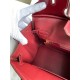 Hermes Birkin 30 Retourne Handmade Bag in Rouge H Box Calfskin