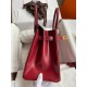 Hermes Birkin 30 Retourne Handmade Bag in Rouge H Box Calfskin