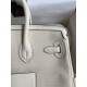 Hermes Birkin Cargo 25 Bag in Craie Toile and Swift Leather