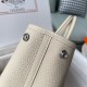 Hermes Garden Party 30 Handmade Bag in Beton Negonda Leather