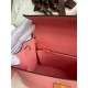 Hermes Kelly Sellier 32 Handmade Bag In Rose Confetti Epsom Calfskin