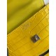 Hermes Kelly Doll Bag in Jaune Ambre Matte Alligator Leather