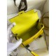 Hermes Kelly Doll Bag in Jaune Ambre Matte Alligator Leather