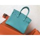 Hermes Lagon Birkin 30cm Clemence Handmade Bag