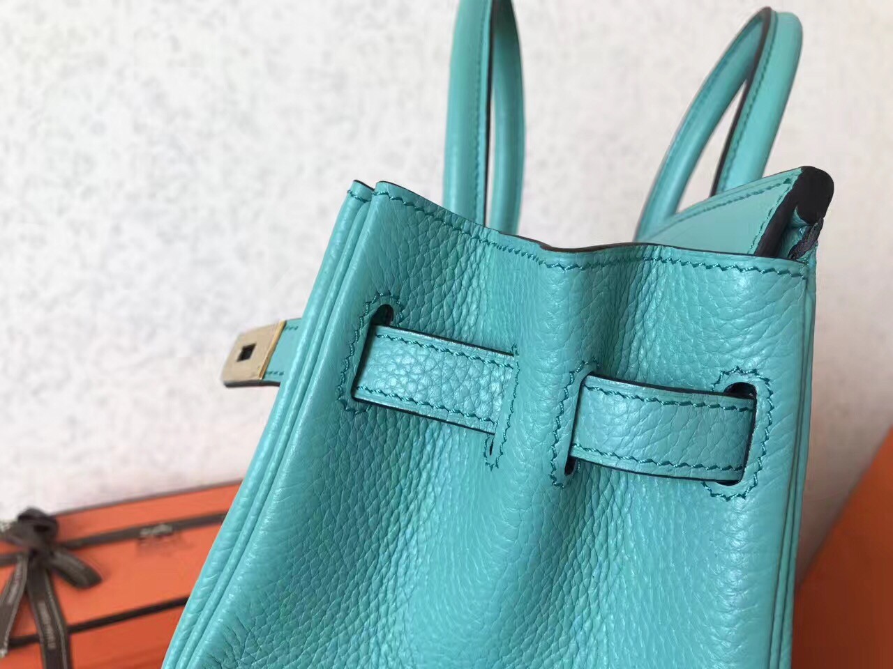 Hermes Lagon Birkin 30cm Clemence Handmade Bag